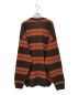 POP TRADING COMPANY (ポップトレーディングカンパニー) BEAUTY&YOUTH (ビューティーアンドユース) Striped Knitted Cardigan ブラウン×オレンジ サイズ:L：10800円