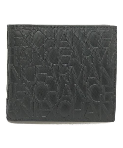 ARMANI EXCHANGE（アルマーニ エクスチェンジ）ARMANI EXCHANGE (アルマーニ エクスチェンジ) 2つ折り財布 ブラック サイズ:下記参照の古着・服飾アイテム