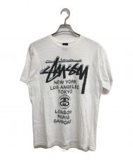 stussy (ステューシー) プリントTシャツ ホワイト サイズ:M