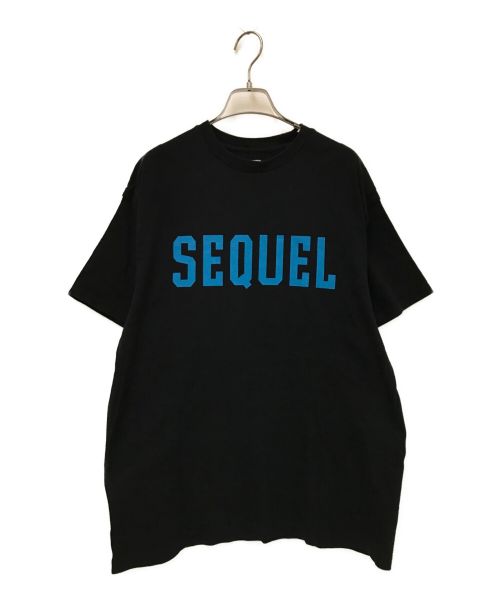 SEQUEL（シークエル）SEQUEL (シークエル) ロゴプリントTシャツ ブラック サイズ:Lの古着・服飾アイテム