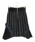 sacai luck (サカイラック) サイドプリーツニットスカート ブラック サイズ:34：5800円