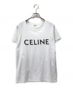 CELINEセリーヌ）の古着「プリントロゴTシャツ」｜ホワイト