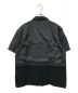 UNDERCOVERISM (アンダーカバーイズム) FRAGMENTS (フラグメント) パイル×ナイロン切替半袖シャツ ブラック サイズ:M：15800円