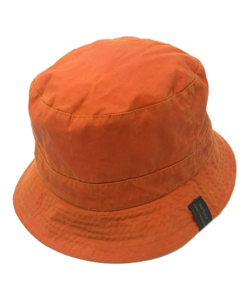 Barbour（バブアー）Barbour (バブアー) NORSE PROJECTS (ノースプロジェクツ) Lightweight Wax Sport Hat オレンジ サイズ:S/Mの古着・服飾アイテム