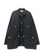 Graphpaperグラフペーパー）の古着「High Count Wool Work Jacket」｜ブラック