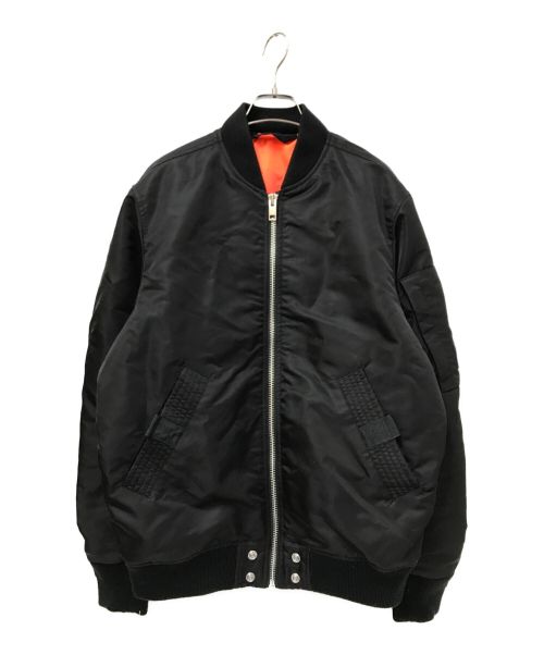 DIESEL（ディーゼル）DIESEL (ディーゼル) J-Ross-Rev Bomber Jacket ブラック サイズ:Mの古着・服飾アイテム
