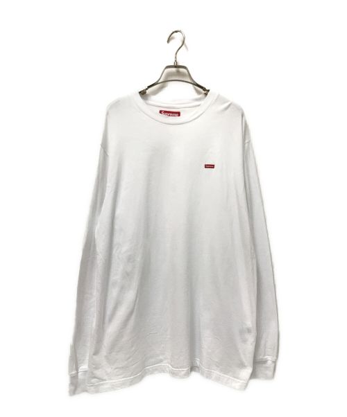 SUPREME（シュプリーム）SUPREME (シュプリーム) スモールボックスロゴロングスリーブカットソー ホワイト サイズ:Mの古着・服飾アイテム
