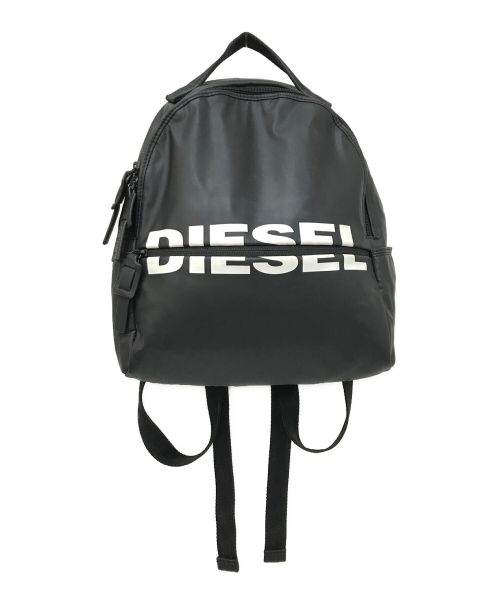 DIESEL（ディーゼル）DIESEL (ディーゼル) ビッグロゴバックパック ブラック サイズ:下記参照の古着・服飾アイテム