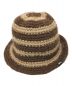 stussy（ステューシー）の古着「Swirl Knit Bucket Hat」｜ブラウン