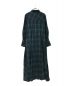 HER LIP TO (ハーリップトゥ) Checkered Pleats Long Shirt Dress グリーン サイズ:M：12000円