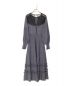 HER LIP TO (ハーリップトゥ) Lace Trimmed Knit Long Dress パープル サイズ:S：6000円