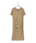 HER LIP TO（ハーリップトゥ）の古着「Relaxed T-Shirt Long Dress」｜ベージュ