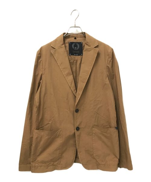 T-Jacket（ティージャケット）T-Jacket (ティージャケット) テーラードジャケット ブラウン サイズ:Mの古着・服飾アイテム