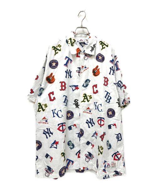 AVIREX（アヴィレックス）AVIREX (アヴィレックス) MLB半袖シャツ ホワイト サイズ:XLの古着・服飾アイテム