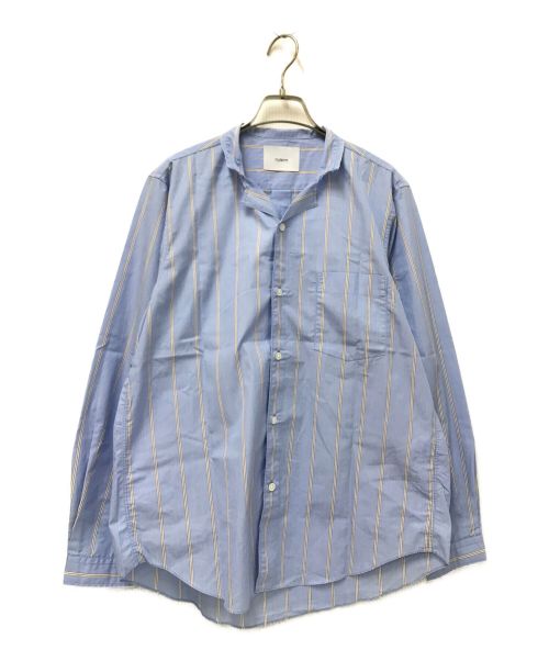 nuterm（ニュータム）nuterm (ニュータム) カットカラーシャツ ブルー サイズ:Sの古着・服飾アイテム