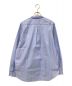 nuterm (ニュータム) カットカラーシャツ ブルー サイズ:S：4480円