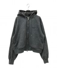NKNIT (ンニット) ZIP hooded sweatshirt グレー サイズ:2