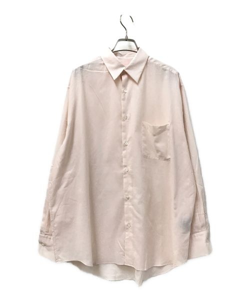 MARKAWARE（マーカウェア）MARKAWARE (マーカウェア) ORGANIC PERU PIMA COTTON LOAN COMFORT FIT SHIRT ピンク サイズ:1の古着・服飾アイテム
