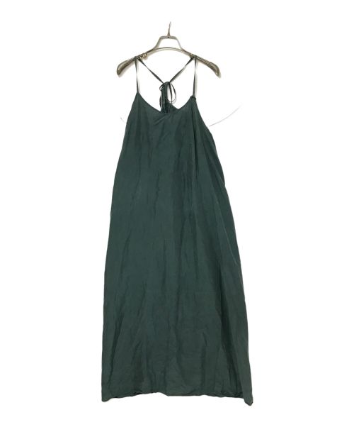 loomer（ルーマー）loomer (ルーマー) キャミソールシルクワンピース グリーン サイズ:1の古着・服飾アイテム