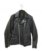 COOTIEクーティー）の古着「3rd St Leather Jacket」｜ブラック