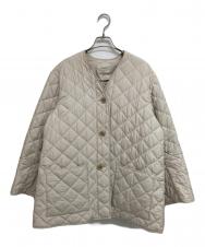 IENA (イエナ) ノーカラーキルティングコート ホワイト サイズ:38