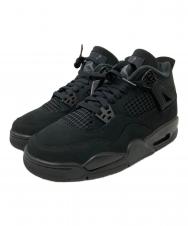 NIKE (ナイキ) Air Jordan 4 Retro GS black cat (エア ジョーダン 4 レトロ GS ブラック キャット) ブラック サイズ:23.5㎝
