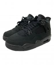 NIKE (ナイキ) Air Jordan 4 Retro GS black cat ブラック サイズ:23.5㎝