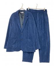 BEAUTY&YOUTH (ビューティーアンドユース) コーデュロイテーラードセットアップジャケット ブルー サイズ:M