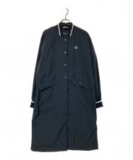 FRED PERRY (フレッドペリー) Padded Longline Bomber Jacket ブラック サイズ:US:6