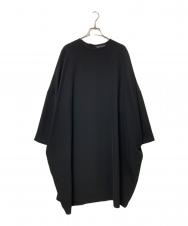 mizuiro-ind (ミズイロインド) ワイドブラウスワンピース ブラック サイズ:下記参照