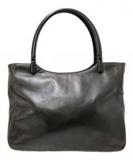 PRADA (プラダ) プラスチックハンドルプレートバッグ ブラック