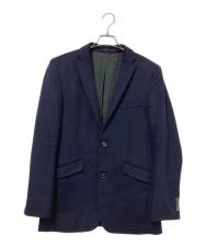 BURBERRY BLACK LABEL (バーバリーブラックレーベル) カシミヤ混テーラードジャケット ネイビー サイズ:M