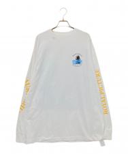 MAURITSHUIS TAGS WKGPTY (タグスワーキングパーティー) X-RAY “GIRL WITH A PEARL EARRING” LAYERED PRINT L/S TEE ホワイト サイズ:XL 未使用品