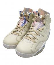NIKE (ナイキ) AIR JORDAN 6 RETRO PALE IVORY/WHITE-MULTI-COLOR-WORK BLUE ホワイト×ブルー サイズ:28.0cm