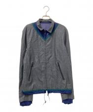 KOLOR (カラー) Ever Chintz Tropical Wool Zip-Up Jacket グレー サイズ:2