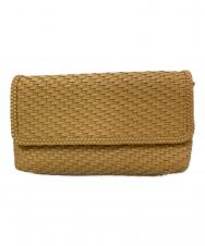 MICHAEL KORS (マイケルコース) メッシュレザーショルダーバッグ ベージュ