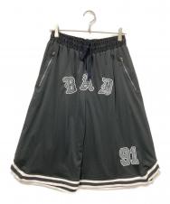 BAD BLOOD (バッドブラッド) Work shop Net Bermuda Pants ブラック サイズ:S