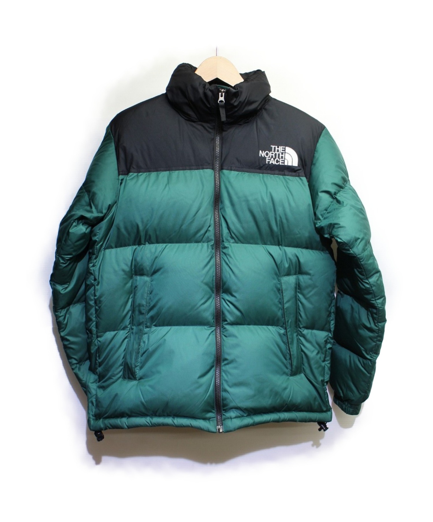 中古 古着通販 The North Face ザノースフェイス ヌプシジャケット グリーン ブラック サイズ M Nd9184 Nuptse Jacket ブランド 古着通販 トレファク公式 Trefac Fashion