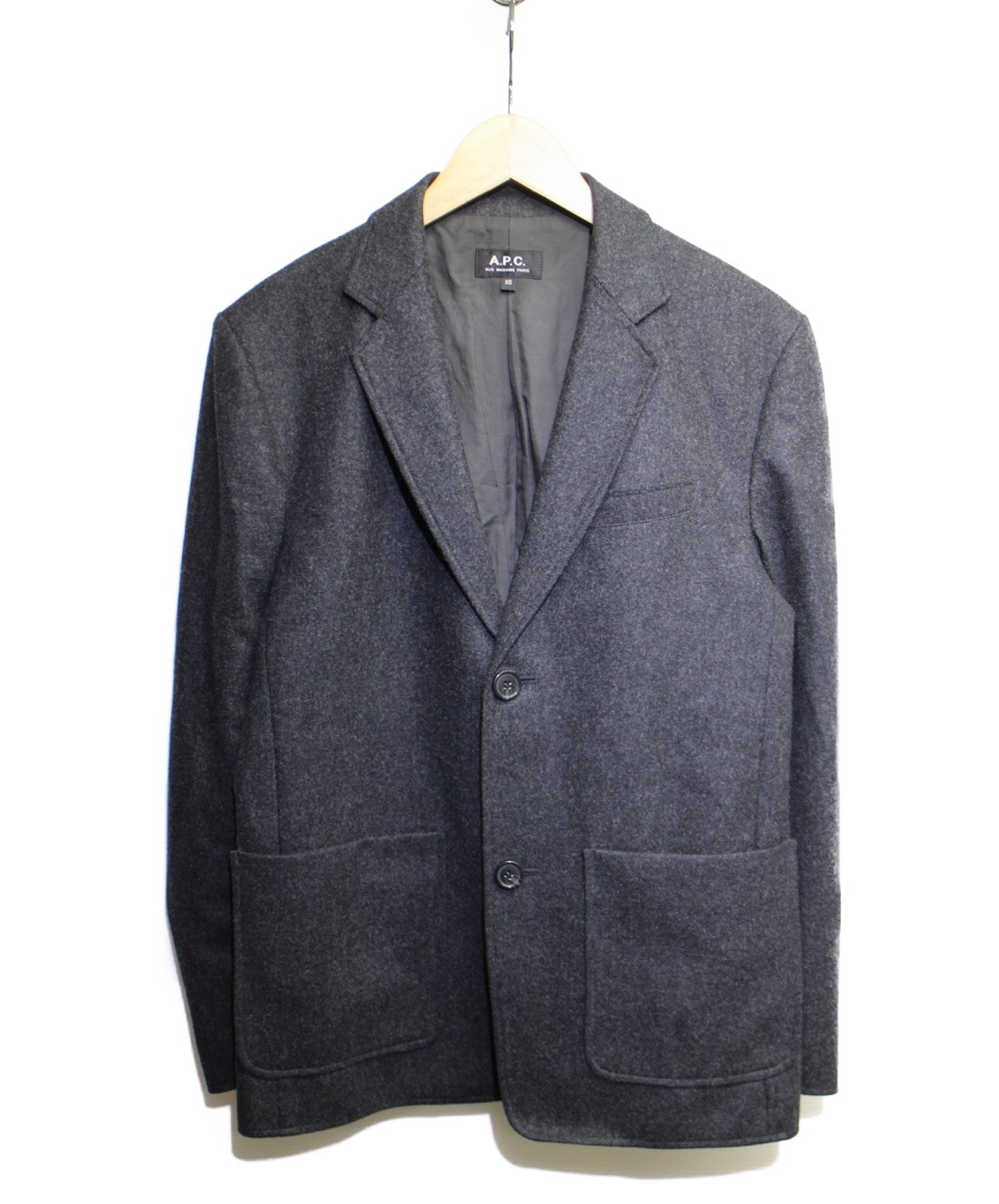 2極タイプ A.P.C アーペーセー テーラードジャケット ブラック | ccfl.ie