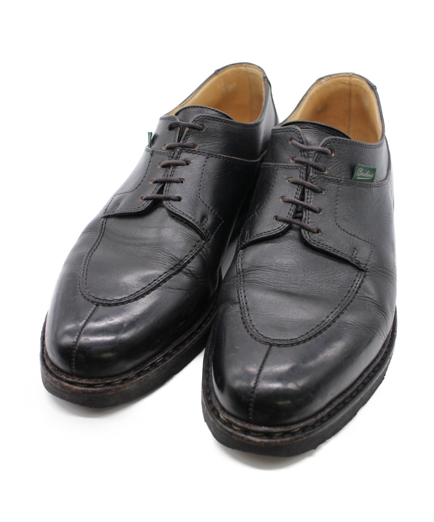 中古 古着通販 Paraboot パラブーツ アヴィニョン Vチップシューズ ブラック サイズ 6 1 2 9055 ブランド 古着通販 トレファク公式 Trefac Fashion