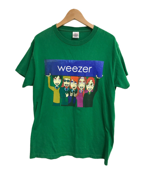 Weezer（ウィーザー）Weezer (ウィーザー) 【古着】バンドTシャツ グリーン サイズ:Mの古着・服飾アイテム