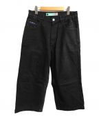gourmet jeans（グルメジーンズ）の古着「TYPE-1 バギーデニムパンツ」｜ブラック