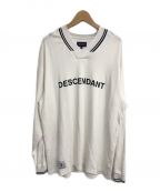 DESCENDANT（）の古着「ジャージー ロング スリーブ Tシャツ」｜ホワイト