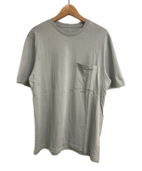 OAMC（オーエーエムシー）OAMC (オーエーエムシー) バックプリントポケットTシャツ グレー サイズ:Mの古着・服飾アイテム