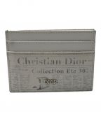 Christian Dior×Daniel Arshamクリスチャン ディオール×ダニエル・アルシャム）の古着「20SS NEWS PAPER CARD HOLDER ニュースペーパーカードホルダー」｜ホワイト
