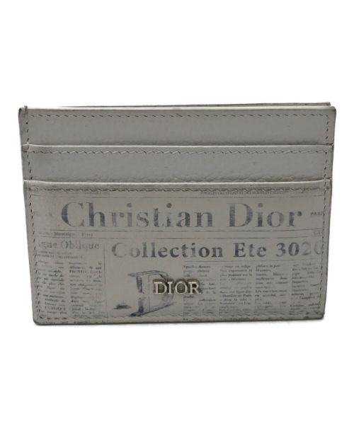 Christian Dior（クリスチャン ディオール）Christian Dior × DANIEL ARSHAM (クリスチャン ディオール×ダニエル アルシャム) 20SS NEWS PAPER CARD HOLDER ニュースペーパーカードホルダー ホワイトの古着・服飾アイテム