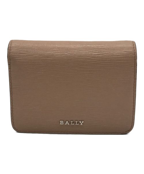 BALLY（バリー）BALLY (バリー) LETTES W カードケース ピンクの古着・服飾アイテム