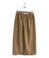CLANE（クラネ）の古着「SWOLLEN PENCIL SKIRT　ペンシルスカート 19109-6161　」｜ベージュ