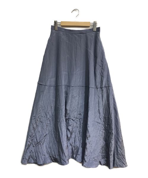 LE CIEL BLEU（ルシェルブルー）LE CIEL BLEU (ルシェルブルー) Maxi Flare Skirt 23A67101 マキシ　フレア　スカート パープル サイズ:38 未使用品の古着・服飾アイテム