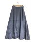 LE CIEL BLEU（ルシェルブルー）の古着「Maxi Flare Skirt 23A67101 マキシ　フレア　スカート」｜パープル